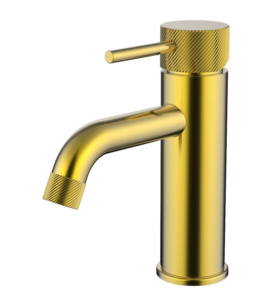 CIOSO CURVED SPOUT BASIN MXR KNUR MOD BR