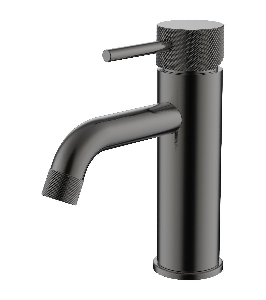 CIOSO CURVED SPOUT BASIN MXR KNURLED GM