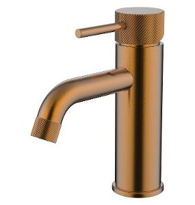 CIOSO CURVED SPOUT BASN MXR KNURLED ROSA CIOSO CURVED SPOUT BASN MXR KNURLED ROSA