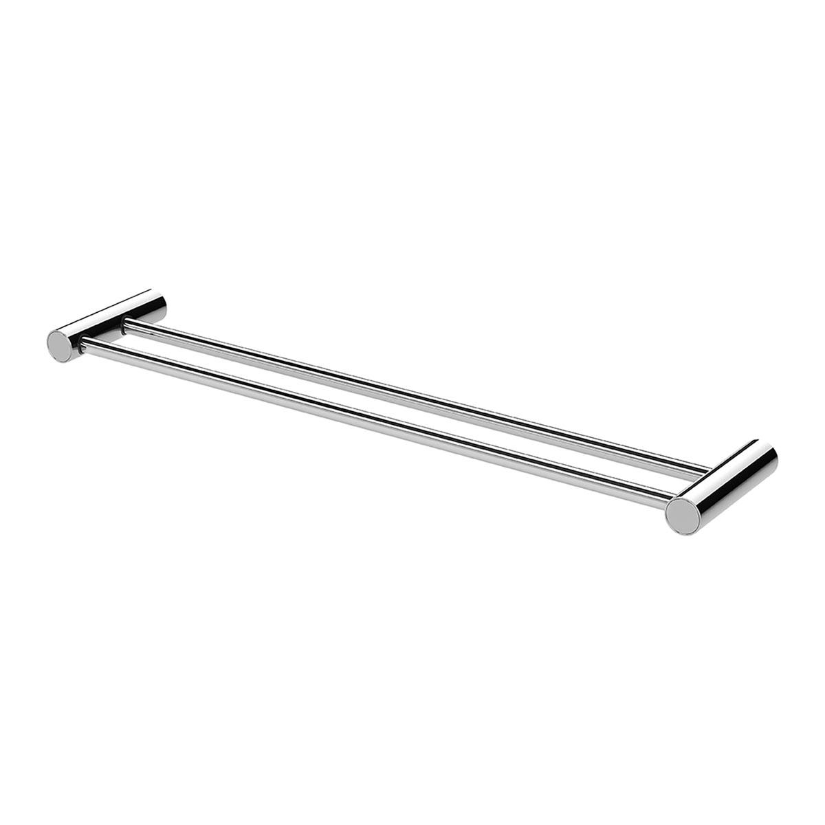 VIVID SLIMLINE DBL TOWEL RAIL 600MM CP