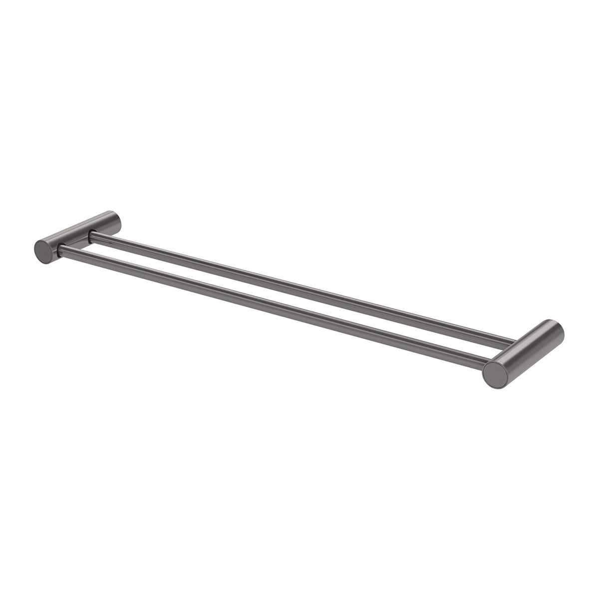 VIVID SLIMLINE DBL TOWEL RAIL 600MM BC