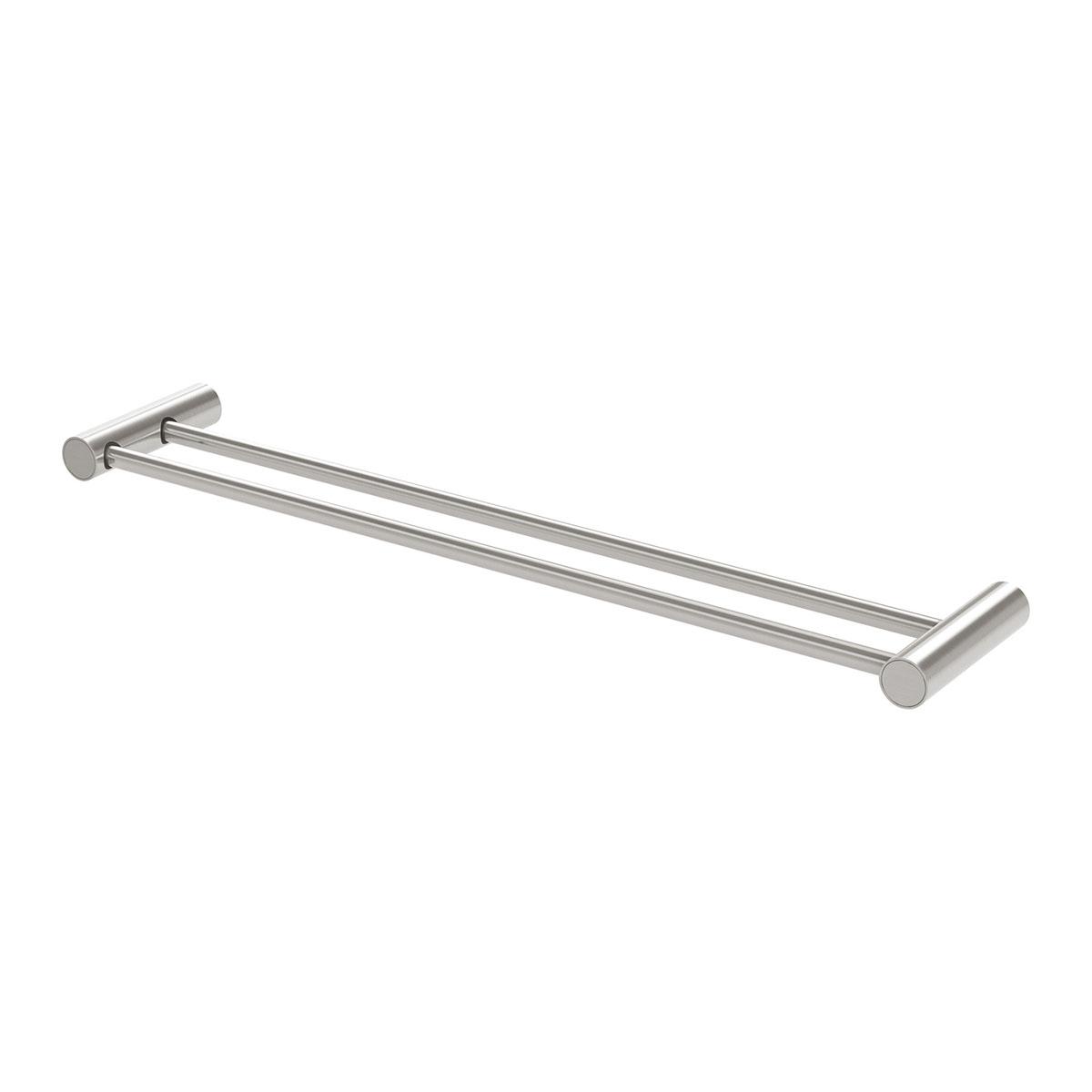 VIVID SLIMLINE DBL TOWEL RAIL 600MM BN