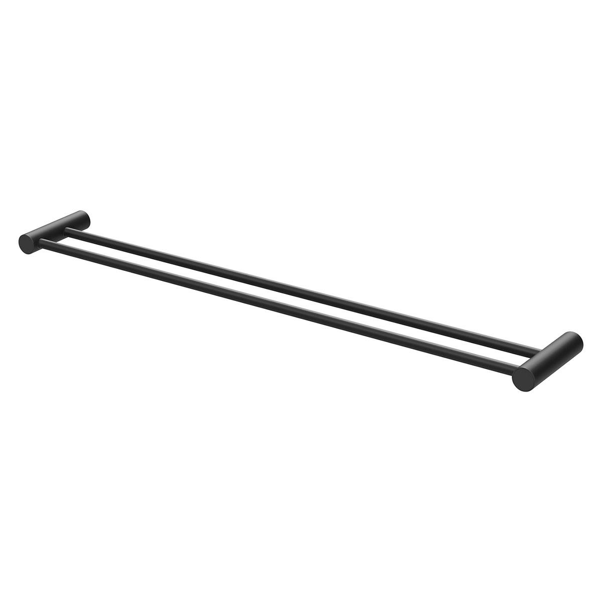 VIVID SLIMLINE DBL TOWEL RAIL 800MM MB