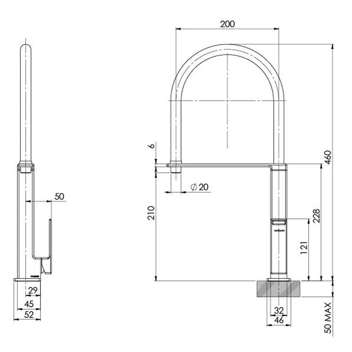 ZIMI SINK MIXER NO HANDLE MB