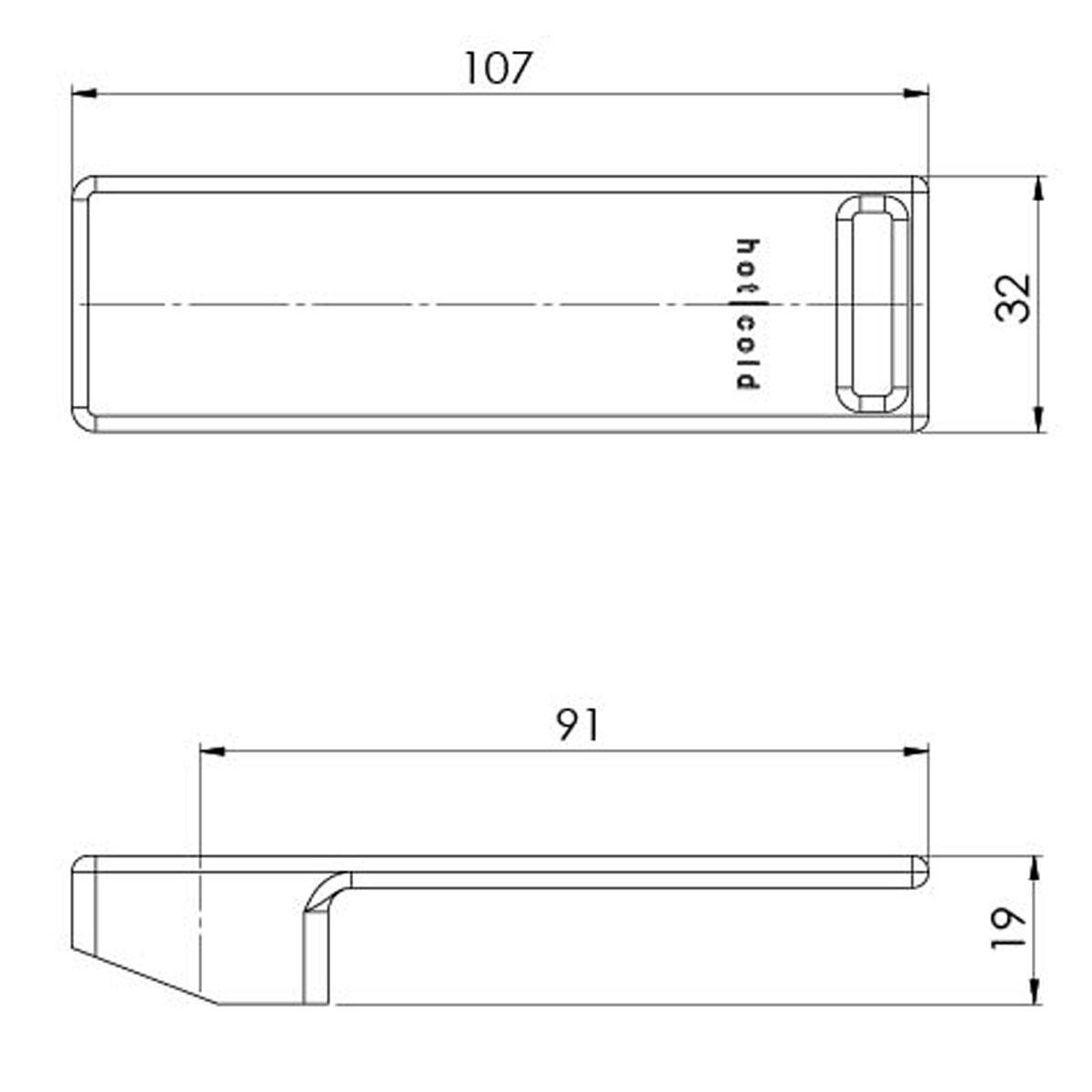 ZIMI SINK MIXER HANDLE ONLY CP