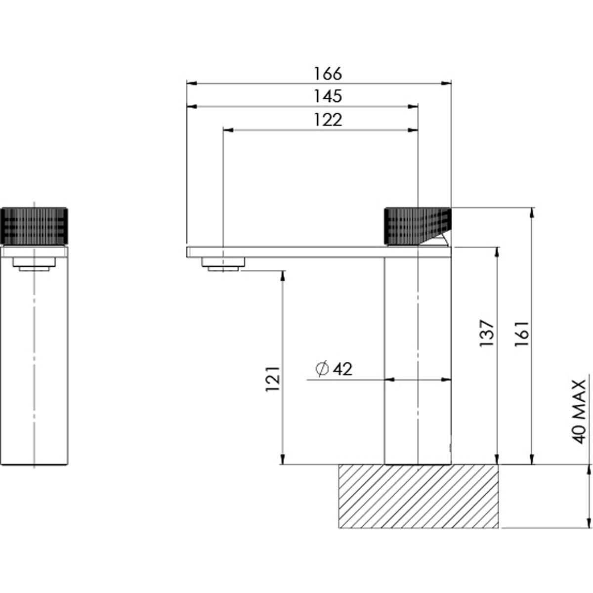 AXIA BASIN MIXER CP