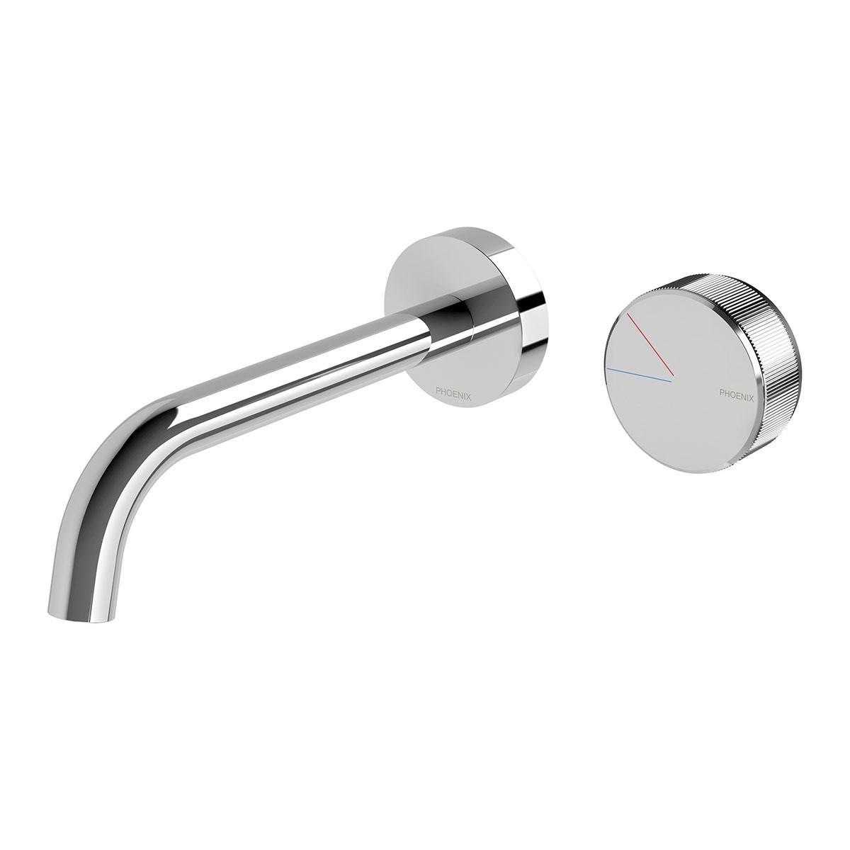 AXIA WALL BASIN/BATH CURV O/LET MIXER CP