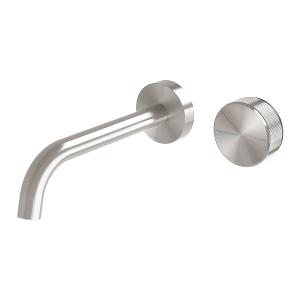 AXIA WALL BASIN/BATH CURV O/LET MIXER BN