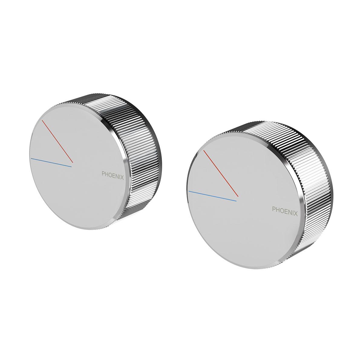 AXIA TWIN SHOWER MIXER / WALL MIXER CP