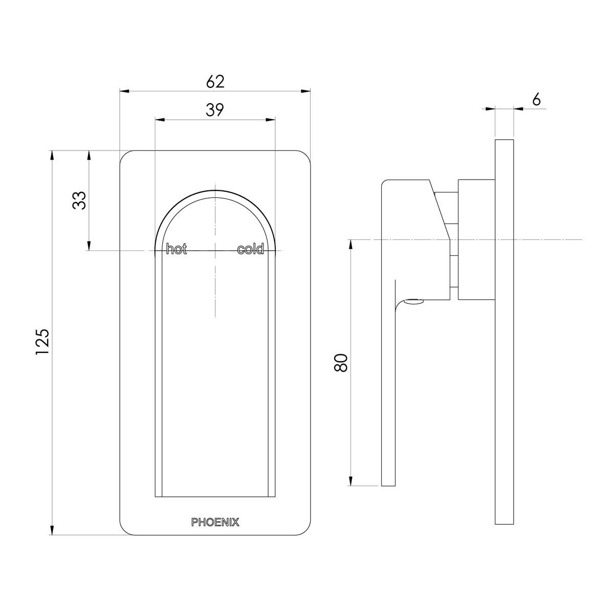 TEEL S-MIX SHOWER W MIXER FO KT MB