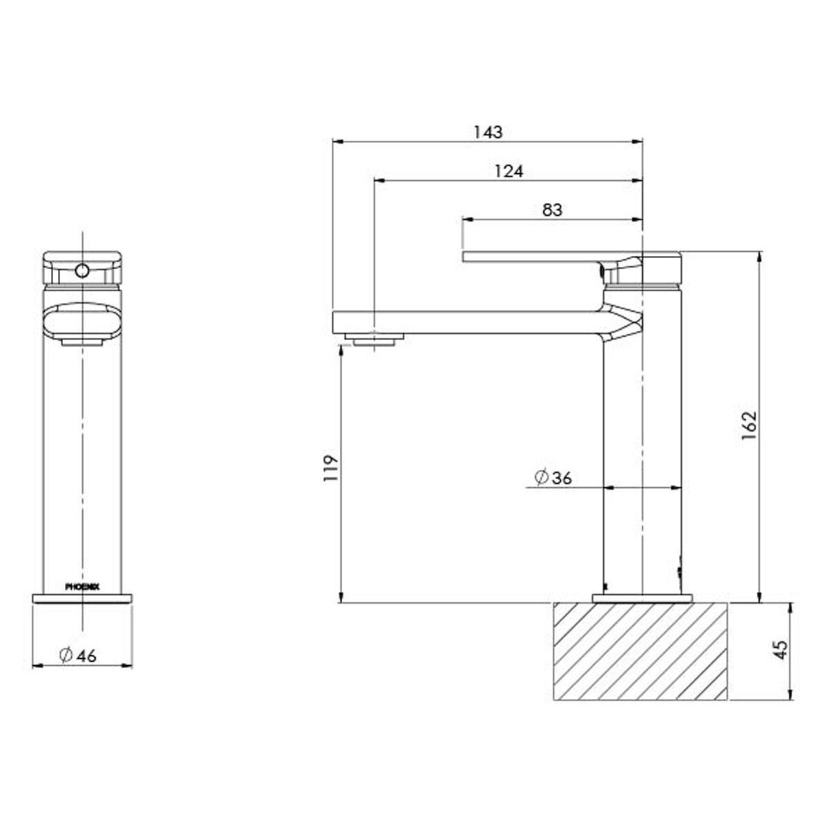 TEEL BASIN MIXER BC