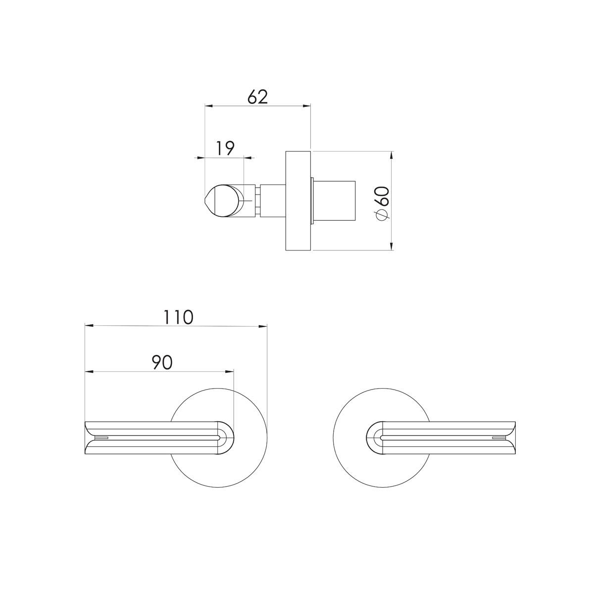 VIVID SLIMLINE PLUS LEVER WTA BC LF