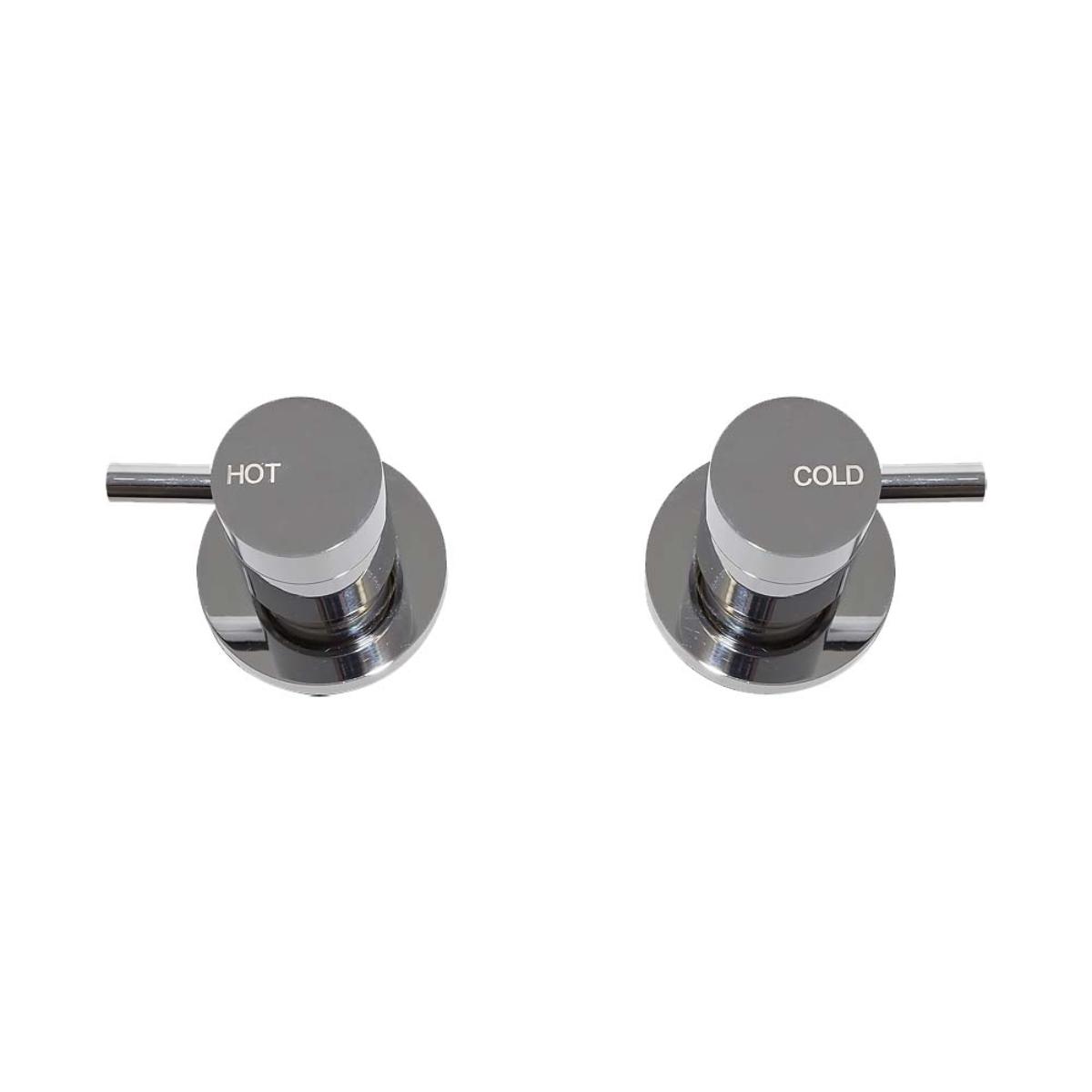 SPRUCE LEVER 1/4 TURN C/DISC WALL STOPS