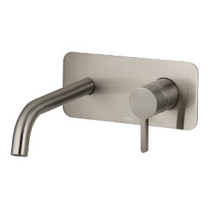 ALOE WALL PLATE MIXER BN