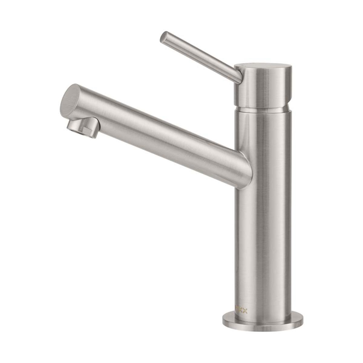 ANISE ECO BASIN MIXER UPSWEPT SP BN