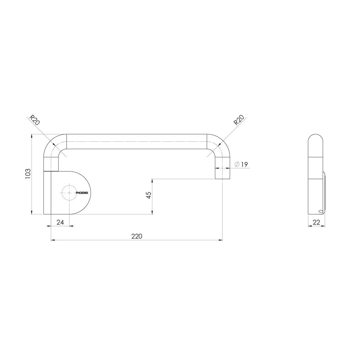 DESIGNER SWIVEL BATH OUTLET 230 ROUND BN