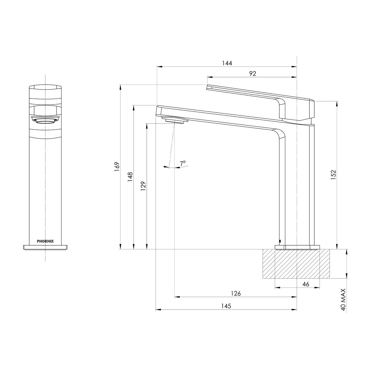 ENVIRO316 BASIN MIXER SS