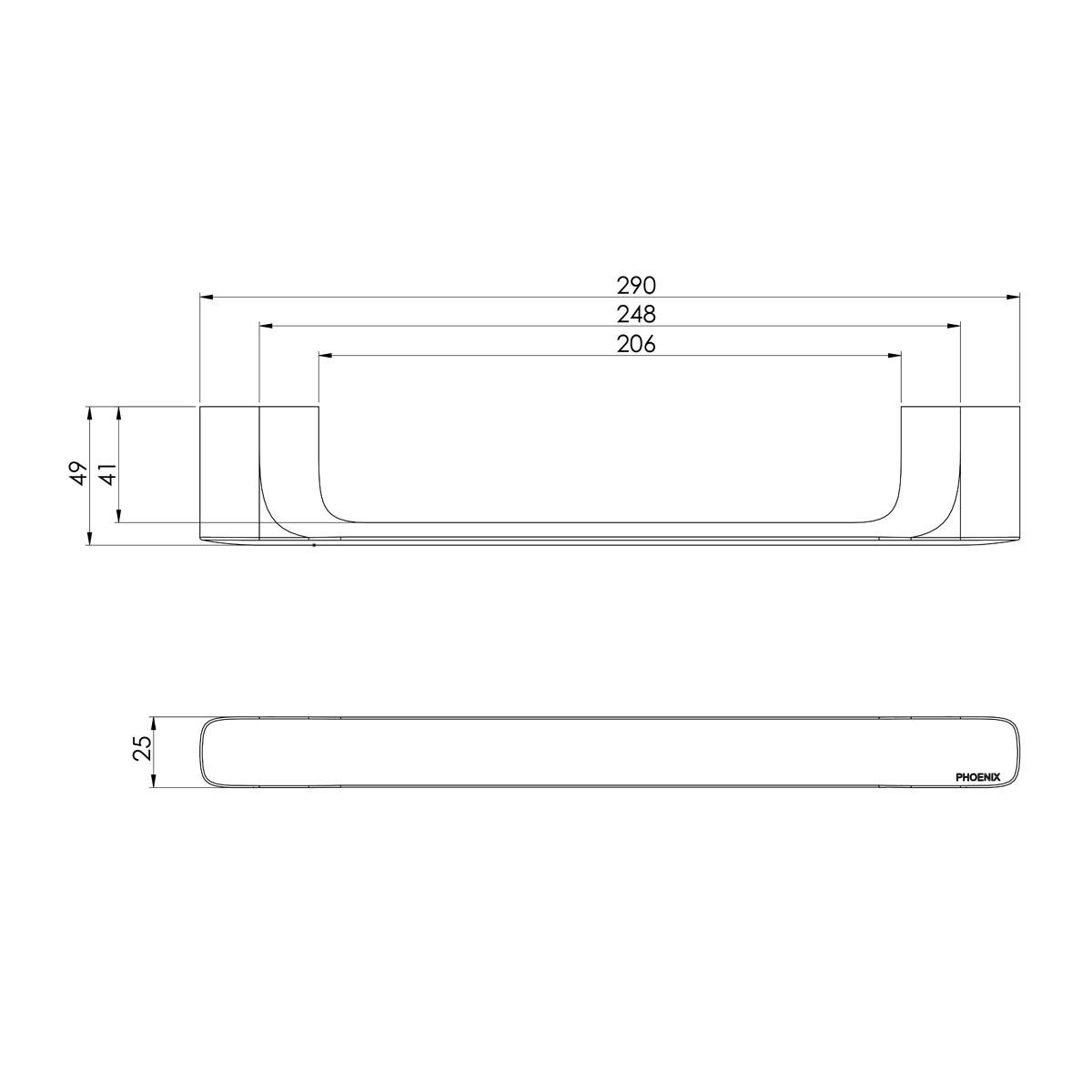 NUAGE HAND TOWEL RAIL BC