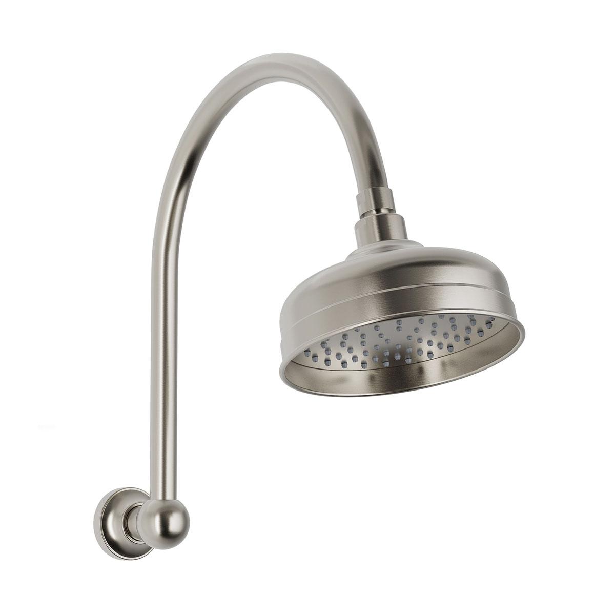 CROMFORD HIGH-RISE SHOWER ARM & ROSE BN