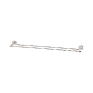 CHIA DOUBLE TOWEL RAIL 750MM BN CHIA DOUBLE TOWEL RAIL 750MM BN