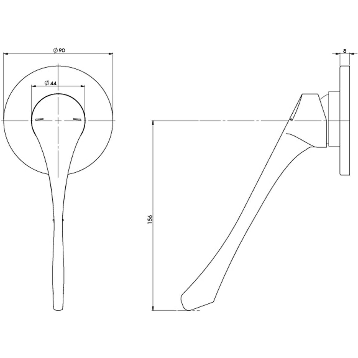 IVY MKII EXTENDED HANDLE SHOWER / WALL M