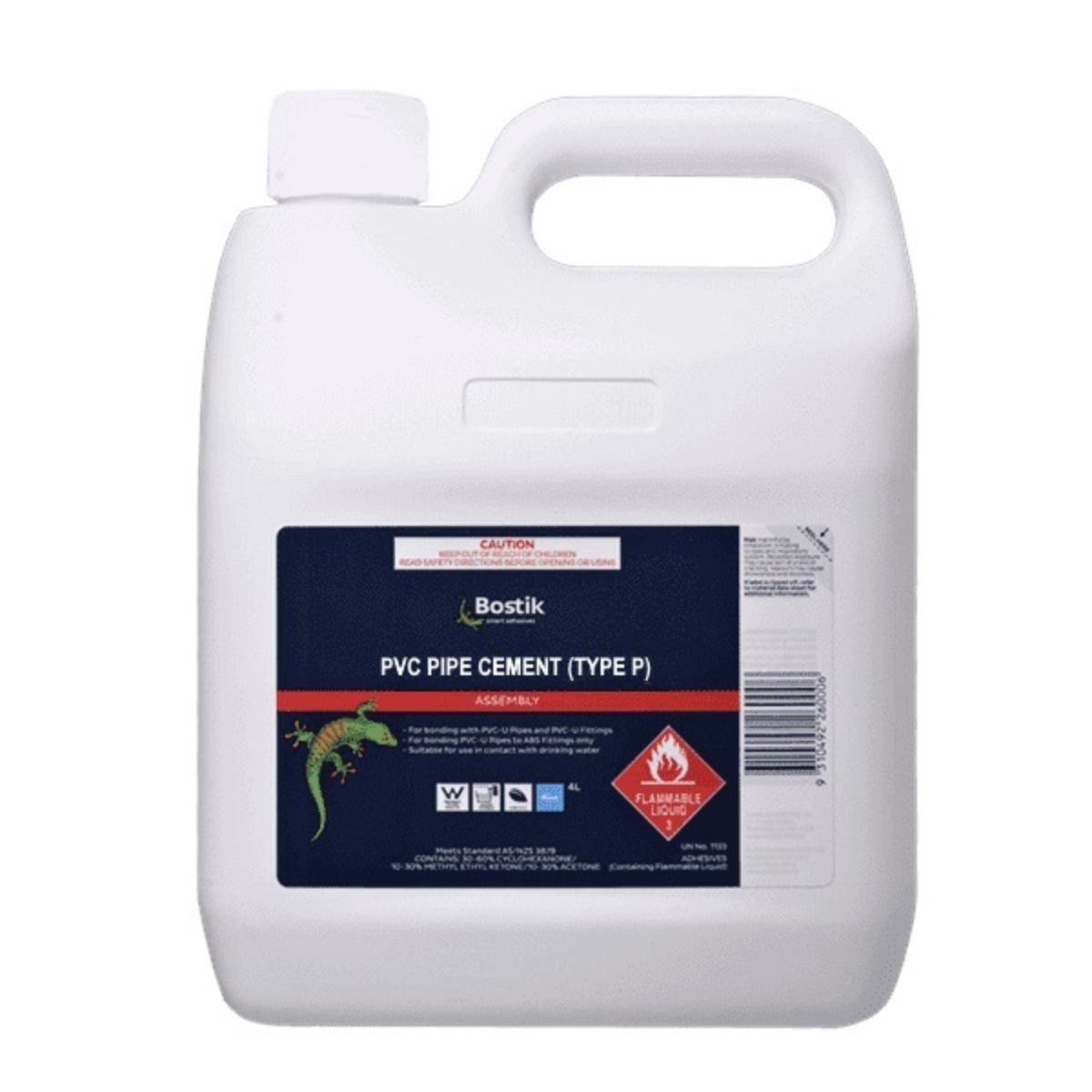 SOLVENT CEMENT CLEAR 4LT