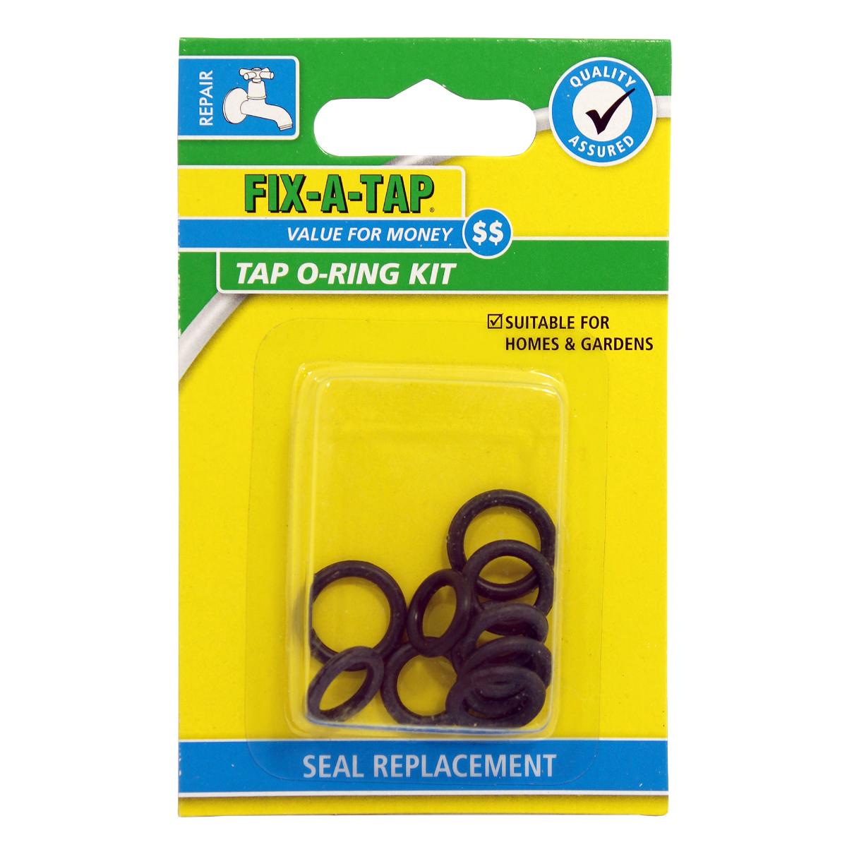 TAP O-RING KIT ASSORTED SIZES 10 PIECE