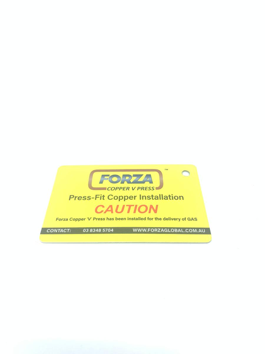 FORZA COPPER V-PRESS ID TAG