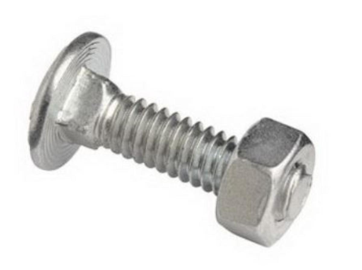 BOLT & NUT M7 X 25MM