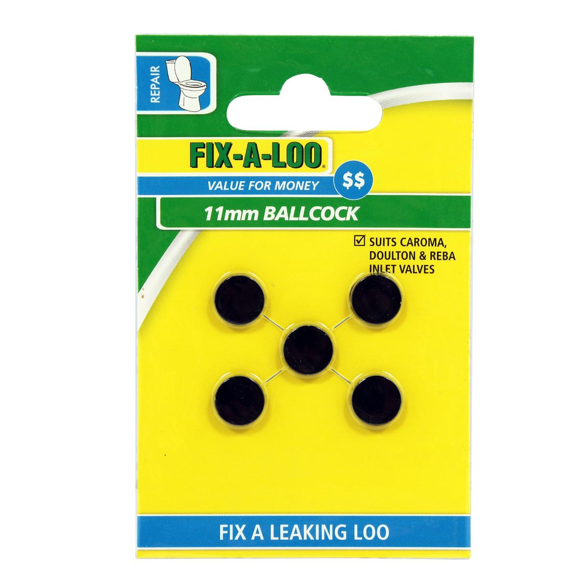 11MM BALLCOCK WASHER 11MM 5PK