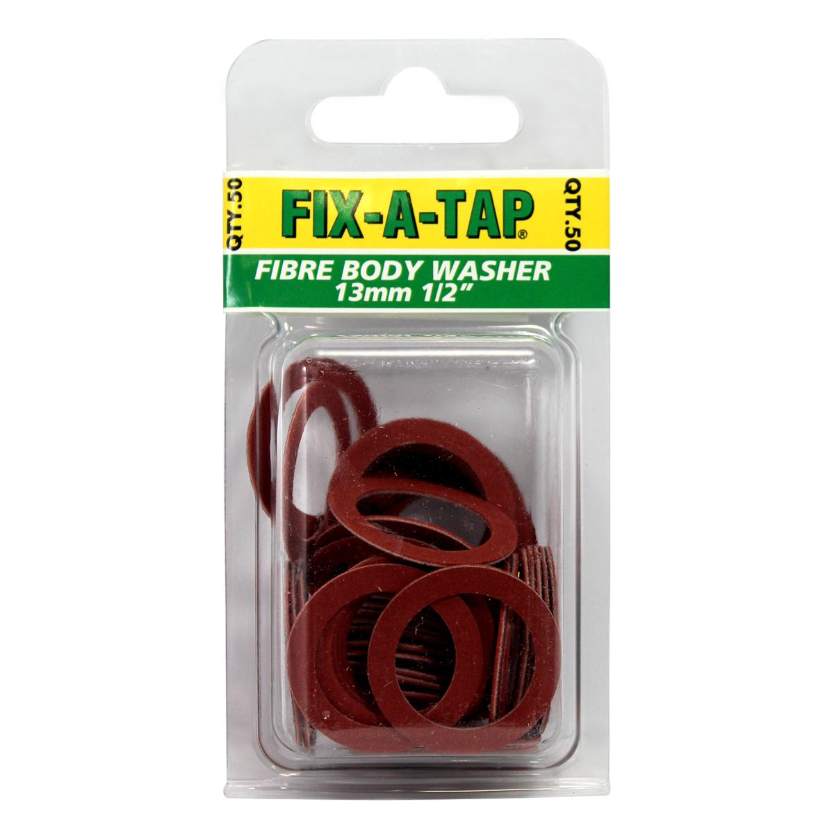 FIBRE BODY WASHER 13MM 50PK