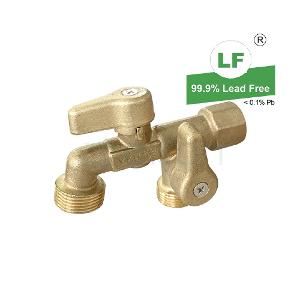 HOSE COCK DUAL O/LET FI 15MM RB LF HOSE COCK DUAL O/LET FI 15MM RB LF