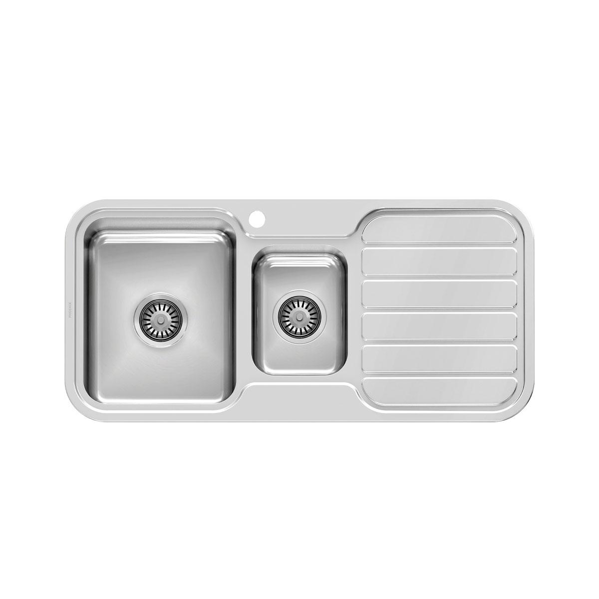 1000 SERIES 1-1/3 L/H BOWL SINK W/-DRAIN