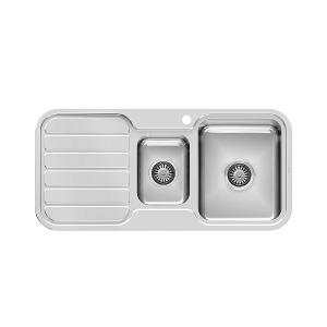 1000 SERIES 1-1/3 R/H BOWL SINK W/-DRAIN