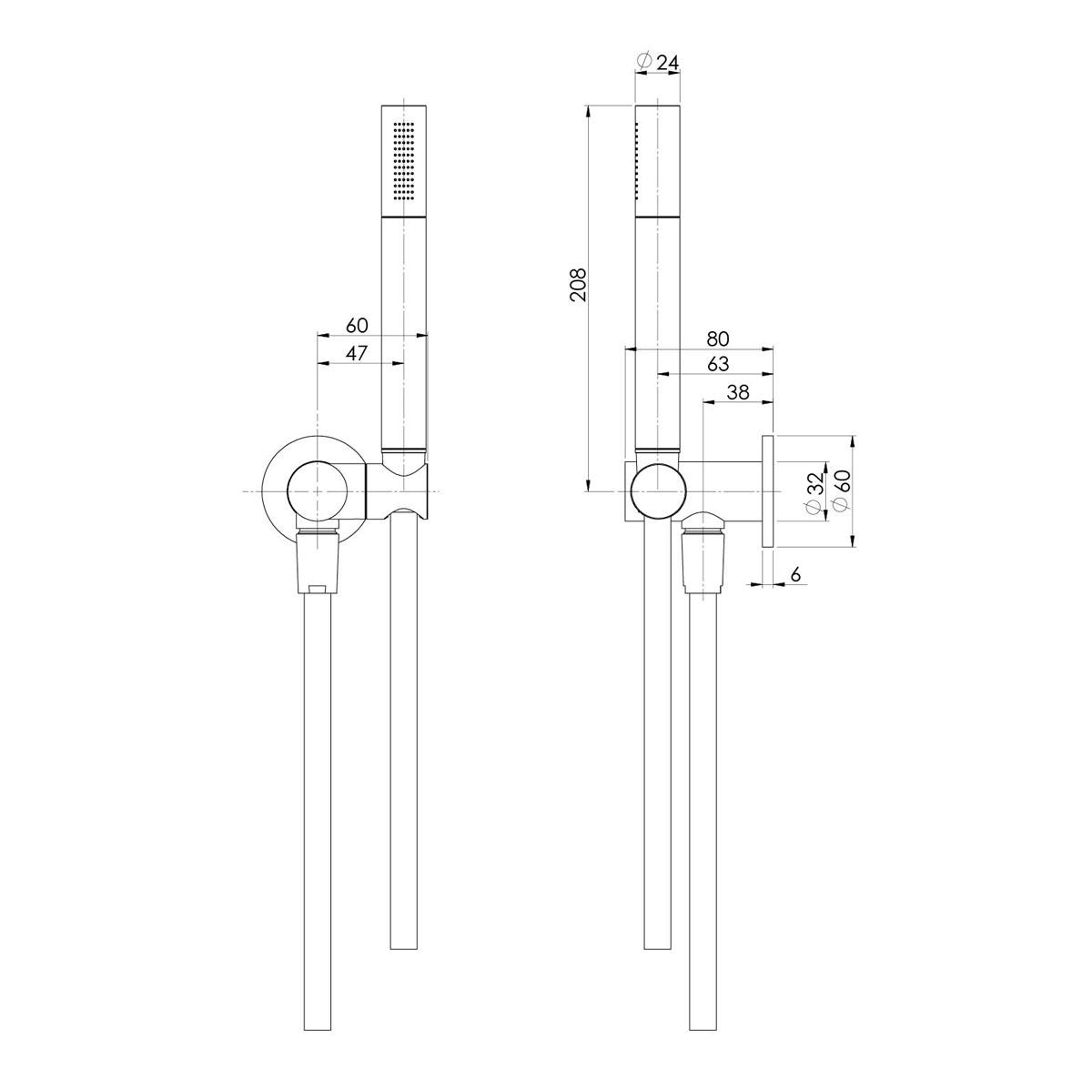 VIVID SLIMLINE SS 316 MICROPHONE HAND SH