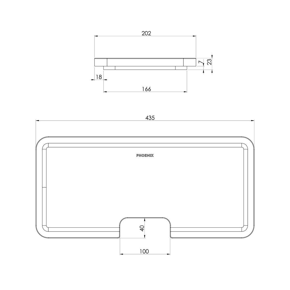 SMALL CHOPPING BOARD 435MM X 202MM N/A