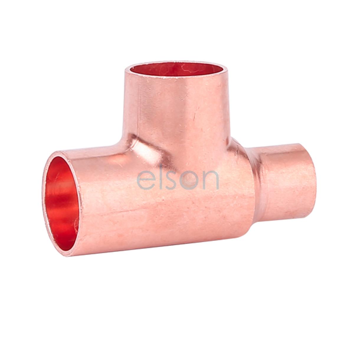 TEE COPPER PRESSURE RED 40MM X 40MM X 25