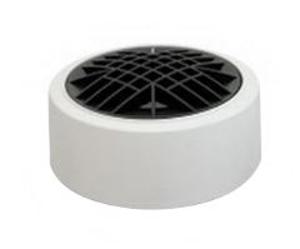 SURROUND PVC DOMED GRATE 100MM