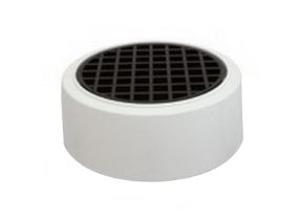 SURROUND PVC FLAT GRATE 100MM