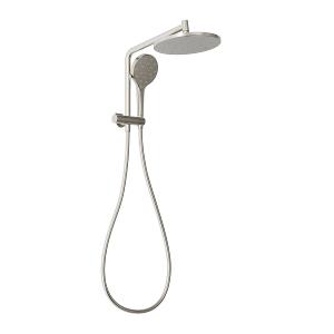 ORMOND COMPACT TWIN SHOWER BN