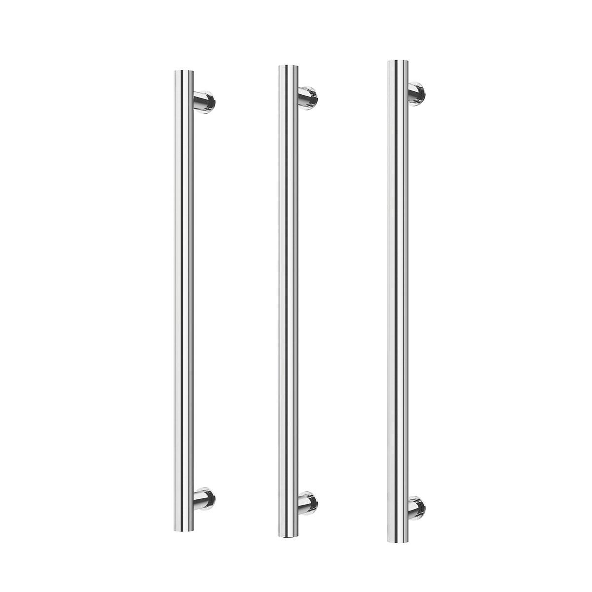 HEATED TRIPLE TOWEL RAIL ROUND 800 CP