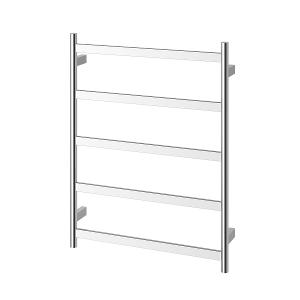 FIVE FLAT BAR HEATED TOWEL LADDER CP FIVE FLAT BAR HEATED TOWEL LADDER CP