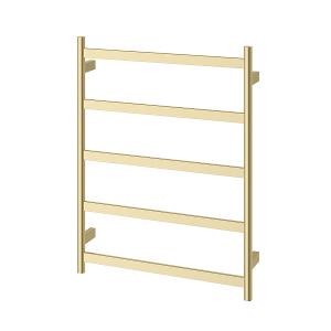 FIVE FLAT BAR HEATED TOWEL LADDER BG FIVE FLAT BAR HEATED TOWEL LADDER BG
