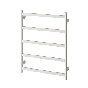 FIVE FLAT BAR HEATED TOWEL LADDER BN FIVE FLAT BAR HEATED TOWEL LADDER BN