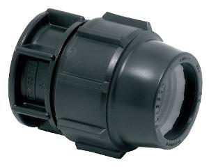 END PLUG POLY COMP MET 50MM