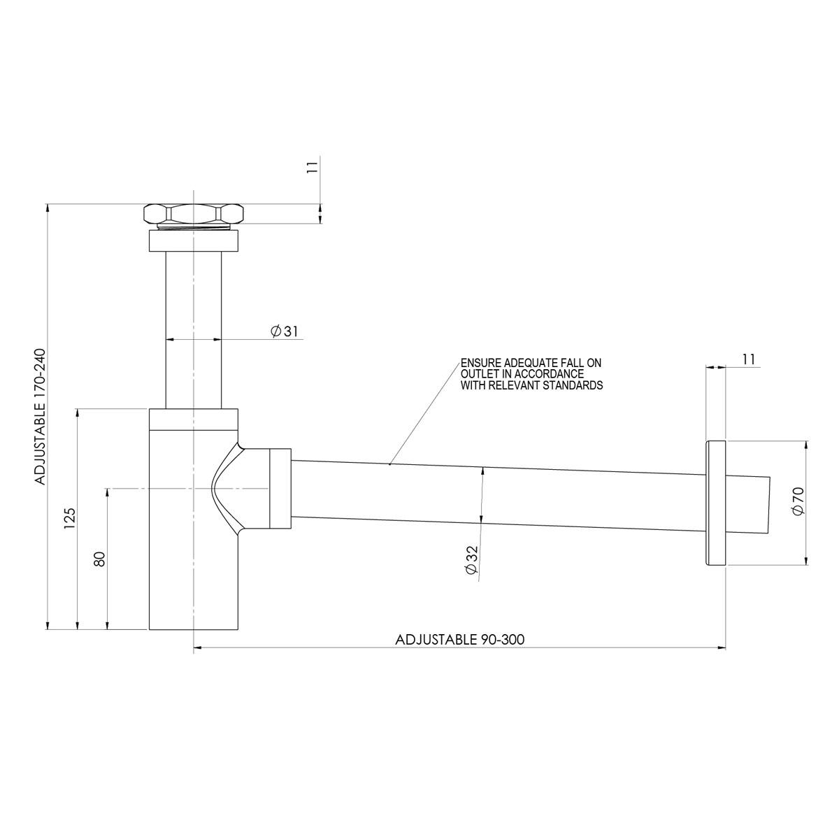 40MM BOTTLE TRAP BC