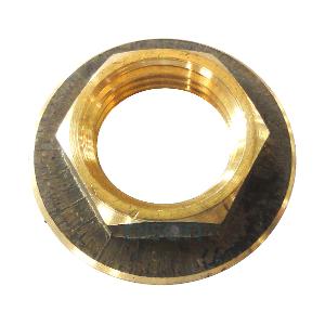 BACK NUT FLANGED BRASS 15MM