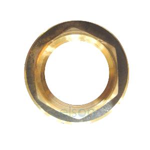 BACK NUT FLANGED BRASS 25MM