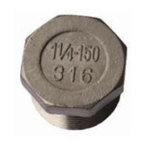 PLUG HEX S/S 316 15MM