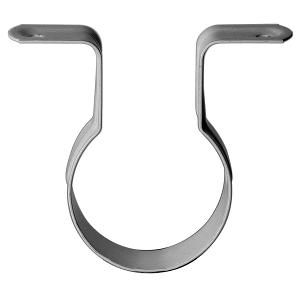 SADDLE CLIP S/OFF PVC 90MM S/S